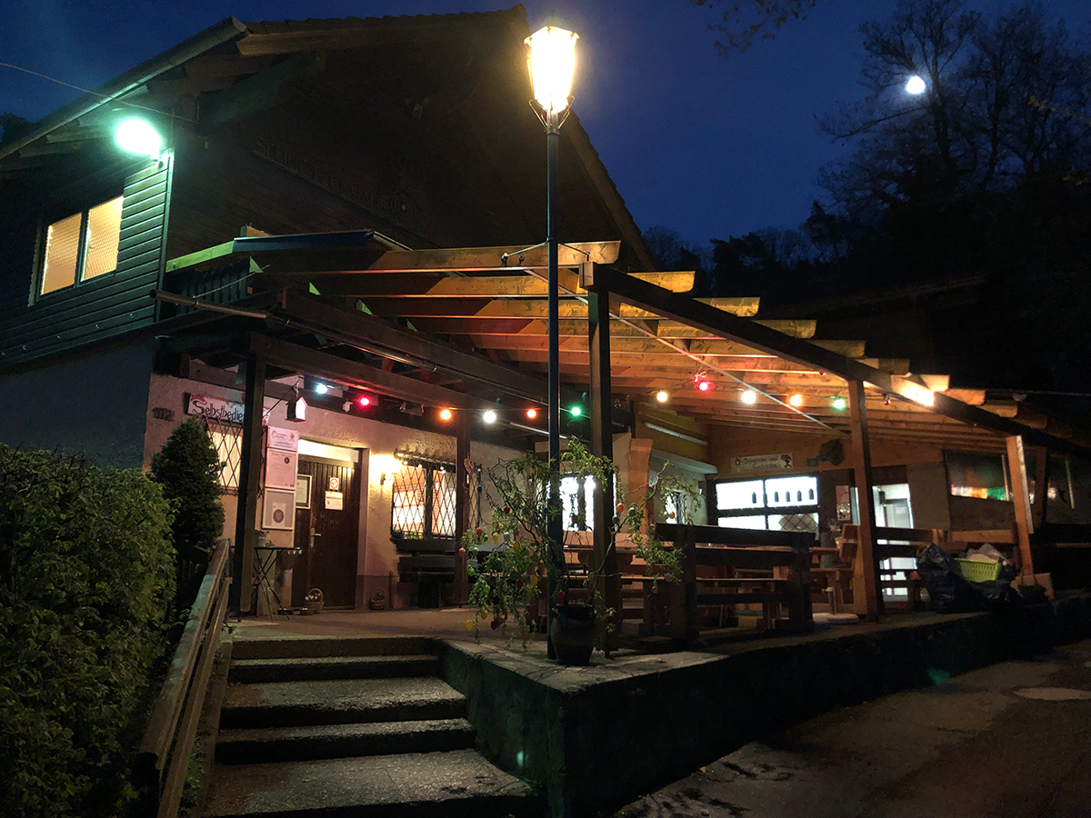 Zell weierbach wolfsgrube bei nacht